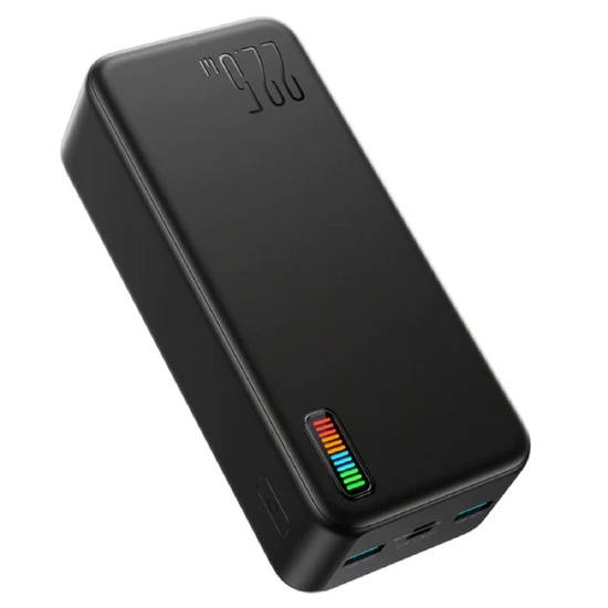 Joyroom Acumulator Extern Dazzling Series 20000mAh, 22.5W LED, 2xUSB, Type-C, Micro-USB Negru