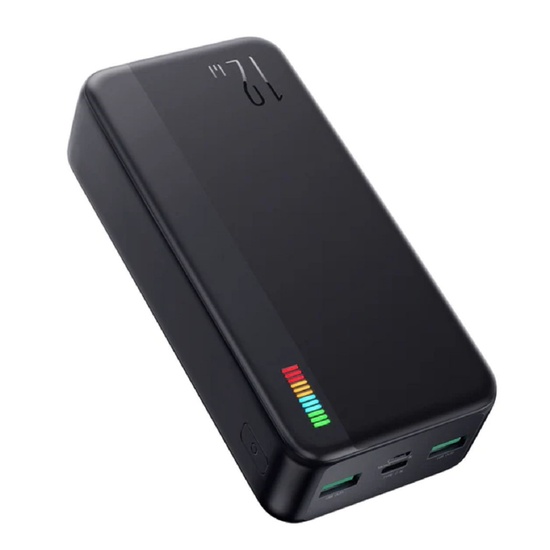 Joyroom  Acumulator Extern Dazzling Series 20000mAh, 12W LED, 2xUSB, Type-C, Micro-USB Negru