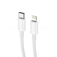 Prestico Cablu T5 Type-C la Lightning Fast Charge, PD, 1m, Alb