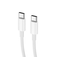 Prestico Cablu T5 Type-C la Type-C Fast Charge, PD, 60W, 1m, Alb