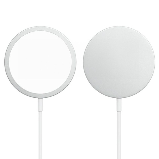 Prestico Incarcator Magnetic Wireless MS1 MagSafe, 15W, Alb