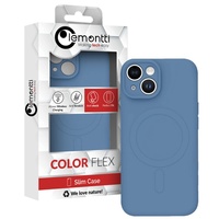 Lemontti Husa Silicon iPhone 15 Plus MagSafe Albastru
