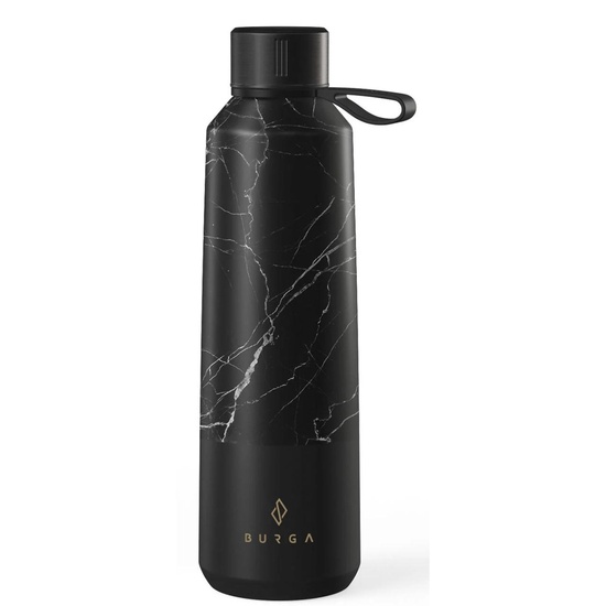 Burga Sticla Termos Inox Black Marble, 500 ml