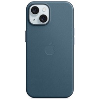 Apple Husa Originala FineWoven iPhone 15, MagSafe, Pacific Blue