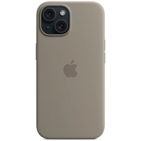 Apple Husa Originala Silicon iPhone 15, MagSafe, Clay
