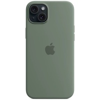 Apple Husa Originala Silicon iPhone 15 Plus, MagSafe, Cypress