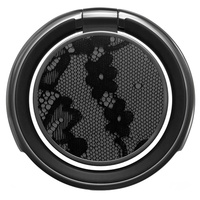 Burga Inel pentru telefon Gunmetal Magnetic