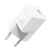 Baseus Incarcator Retea GaN5 Mini Fast Charger, USB-C, 20W, Alb