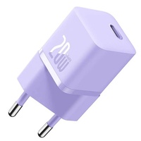 Baseus Incarcator Retea GaN5 Mini Fast Charger, USB-C, 20W, Mov