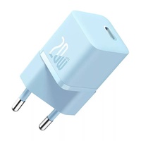 Baseus Incarcator Retea GaN5 Mini Fast Charger, USB-C, 20W, Albastru