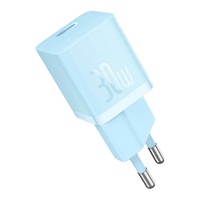 Baseus Incarcator Retea GaN5 Mini Fast Charger, USB-C, 30W, Albastru