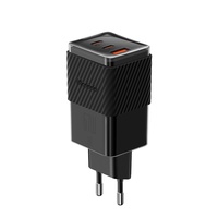 Mcdodo Incarcator Retea Port 2xType-C si 1xUSB-A Dichromatic GaN5 Mini, Fast Charging PD 67W, Negru
