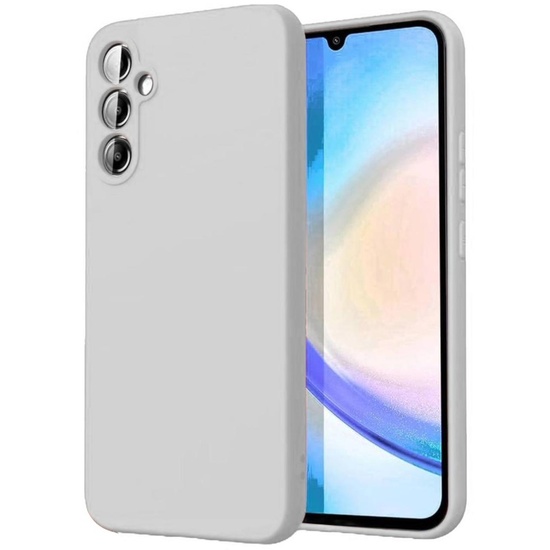 Lemontti Husa Silicone Lite Samsung Galaxy A55 Gri