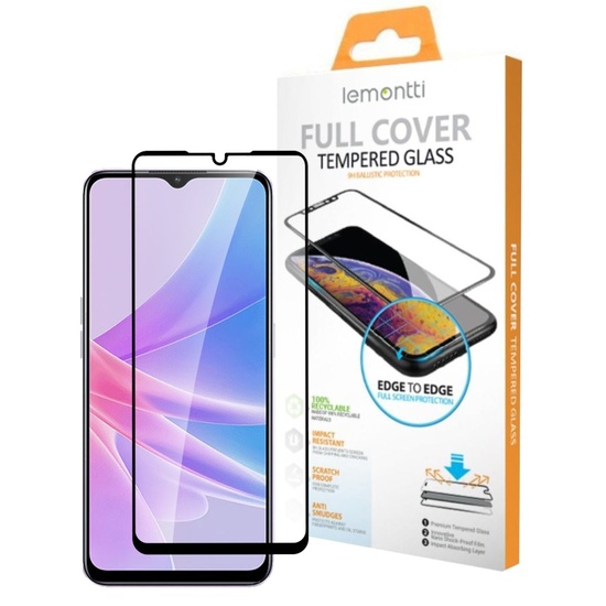 Lemontti Folie Sticla Full Fit Oppo A78 5G Negru 