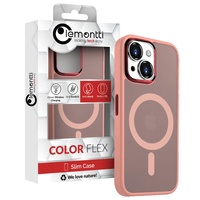 Lemontti Husa Guardian Magsafe iPhone 15 Transparent / Roz
