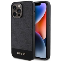 Guess Husa 4G Stripe Logo MagSafe iPhone 15 Pro Max Negru