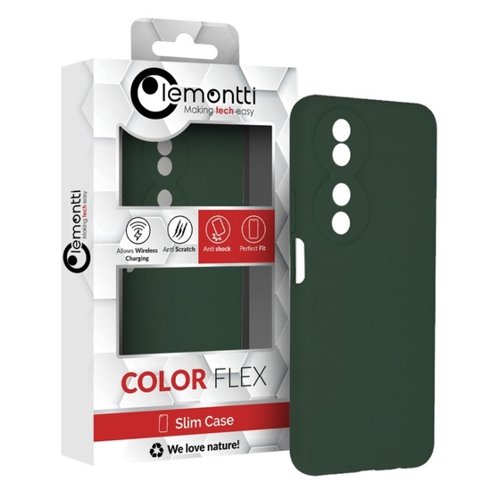 Lemontti Husa Silicon Soft Edge Honor X7b / X7b 5G / 90 Smart Verde