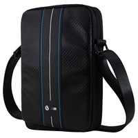 BMW Geanta Tableta 10 inch Carbon Blue Stripes Negru