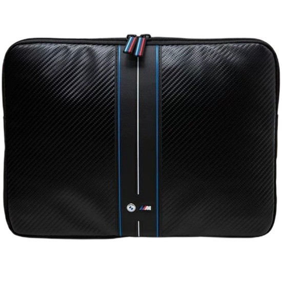 BMW Husa Laptop 14 inch Carbon Blue Stripes Negru