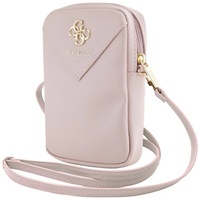 Guess Geanta pentru Telefon 4G Triangle Roz(curea reglabila)
