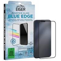 Eiger Folie Sticla Anti-Blue Light Mountain Blue Edge iPhone 16 Plus / 15 Plus / 14 Pro Max