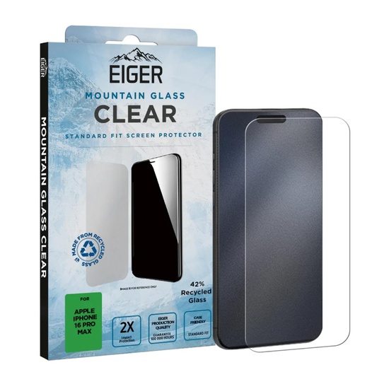 Eiger Folie Sticla Mountain Glass iPhone 16 Pro Max Clear