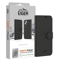 Eiger Husa North Folio Case iPhone 16 Pro Max Negru