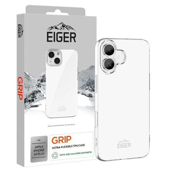 Eiger Husa Grip iPhone 16 Plus Clear
