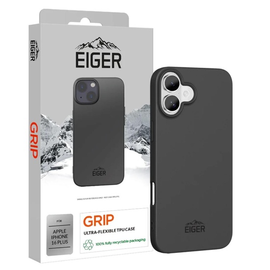 Eiger Husa Grip iPhone 16 Plus Negru