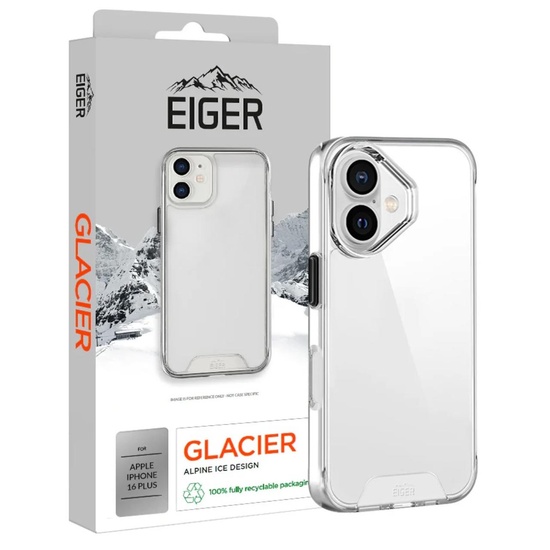Eiger Husa Glacier Case iPhone 16 Plus Clear