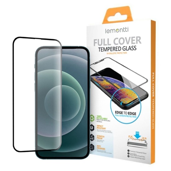 Lemontti Folie Sticla Full Fit iPhone 16 Pro Max Negru