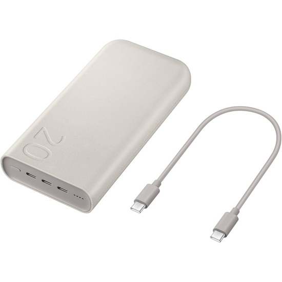 Samsung Acumulator Extern Original Common Fast Charging, 20.000 mAh, 45W, Beige