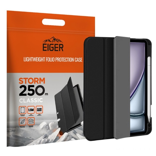 Eiger Husa Storm 250m Classic iPad Air 11(2024)/Pro 11(2021)/(2022)/iPad Air Black