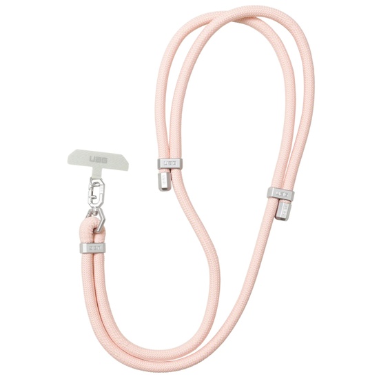 UAG Snur de umar universal pentru telefon Civilian, Rose Quartz, lungime reglabila, pana la 160 cm