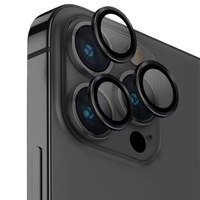 Devia Folie Sticla Camera Peak Series iPhone 16 Pro / 16 Pro Max pachet de 3 buc Negru