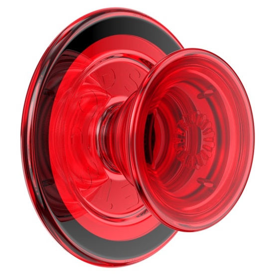 Popsockets Suport PopGrip Danger Red MagSafe Translucent
