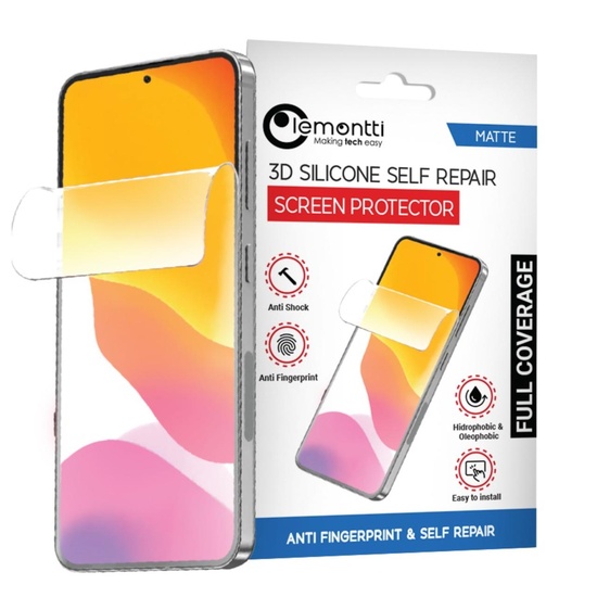 Lemontti Folie Silicon 3D Self-Repair Matte iPhone 11 Pro Max / Xs Max