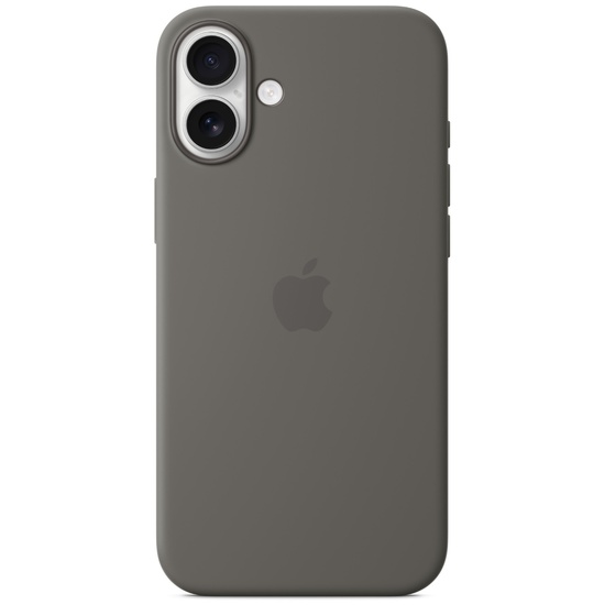 Apple Husa Originala Silicon iPhone 16, MagSafe, Stone Gray
