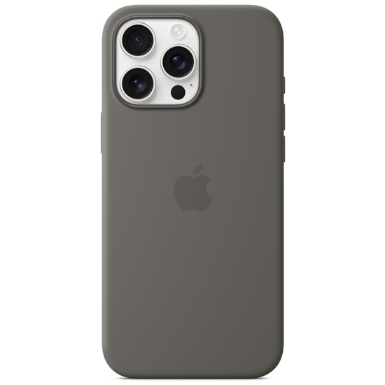 Apple Husa Originala Silicon iPhone 16 Pro Max, MagSafe, Stone Gray