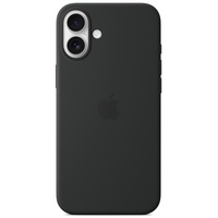 Apple Husa Originala Silicon iPhone 16, MagSafe, Black