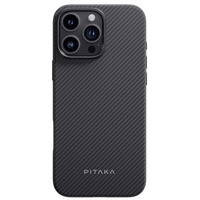 Pitaka Husa Military-Grade Aramida Magsafe iPhone 16 Pro Black / Grey