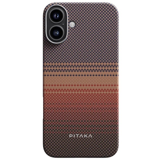 Pitaka Husa Tactile Woven Aramida Magsafe iPhone 16 Sunset