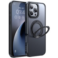 Mcdodo Husa Mata MagSafe iPhone 16 Pro Max cu suport Negru