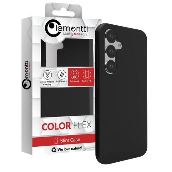Lemontti Husa Liquid Silicon MagCharge Samsung Galaxy S25 Negru