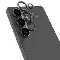 Devia Folie Sticla Camera Peak Series Samsung Galaxy S25 Ultra, pachet de 5 buc, Negru