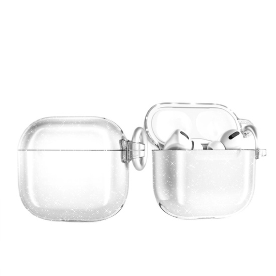 OEM Husa Glitter AirPods 4 Transparent