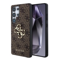Guess Husa PU 4G Metal Logo Samsung Galaxy S25 Ultra Maro
