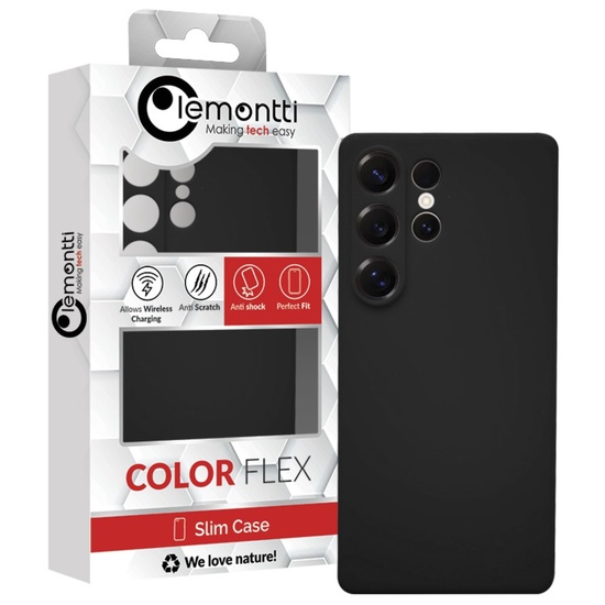 Lemontti Husa Silicon Silky Samsung Galaxy S25 Ultra Negru