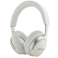 Guess Casti Bluetooth ANC/ENC Over-Ear Metal Script Logo Wireless Bej