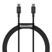 Baseus Cablu Type-C la Type-C 100W Superior Series, Fast Charge, 1m, Black